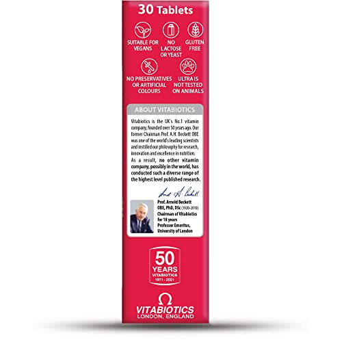 Vitabiotics Ultra Iron Tablets, Pack of 30 Vitabiotics Ultra buy supplements canada