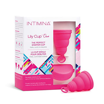 Intimina Lily Cup One - Collapsible Disposable Menstrual Cups for Beginners, Small Menstrual Cup INTIMINA buy supplements canada
