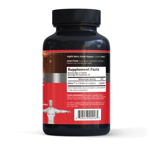 VigRx Nitric Oxide Support Velox Tablets (1) Heath Secret buy supplements canada