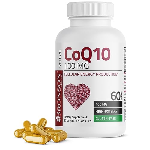 Bronson CoQ10 100 MG High Potency Cellular Energy Production, 60 Vegetarian Capsules Bronson buy supplements canada