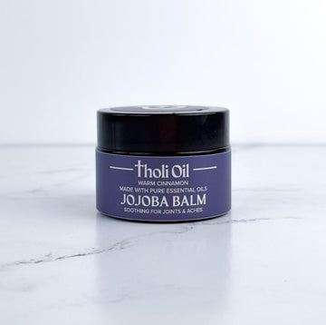 tHOli Plantar Fasciitis Relief Balm – Jojoba Cream with Cinnamon, Cassia, Spikenard & Hyssop – Soothes Heels, Supports Joints & Skin Repair (1oz) Tholi Oil buy supplements canada