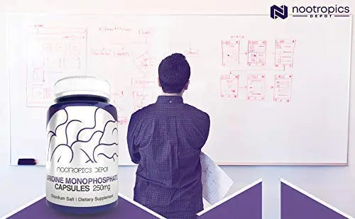 Nootropics Depot Uridine Monophosphate Capsules | Disodium Salt (60 Count) Cognitive Enhancer* | Nootropic | Choline Precursor Nootropics Depot buy supplements canada