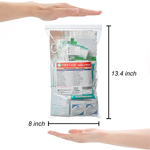 General Medi 160 Piece First Aid Kit Bag Refill Kit - Includes Eyewash, Instant Cold Pack General Medi buy supplements canada