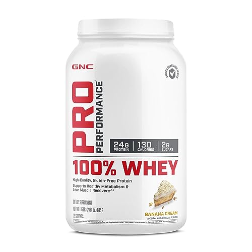GNC Pro Performance 100 Whey Protein - Banana Cream 1.86 lbs. GNC buy supplements canada