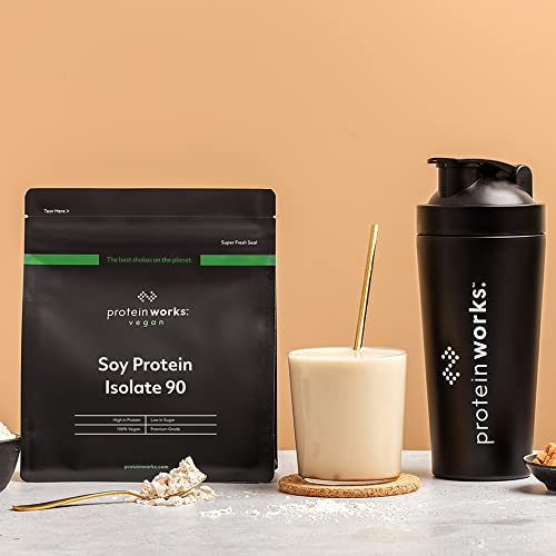 Protein Works Soy Protein 90 (Isolate) Protein Powder | 100% Plant-Based | Low Fat | No Added Sugar Protein Works buy supplements canada