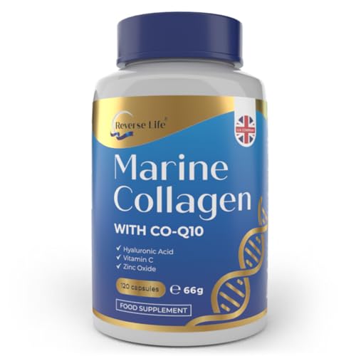 Reverse Life Marine Collagen Capsules 1200mg – with Hyaluronic Acid & Vitamin C + Q10 Reverse Life buy supplements canada