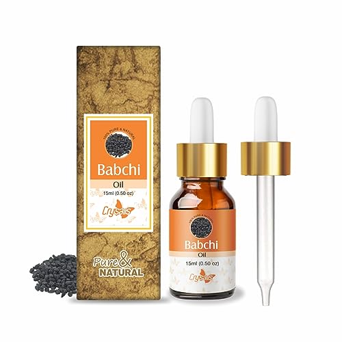Crysalis Babchi Oil | Pure & Natural Undiluted Cold Pressed Carrier Oil - 15ml/0.50 fl oz Crysalis buy supplements canada
