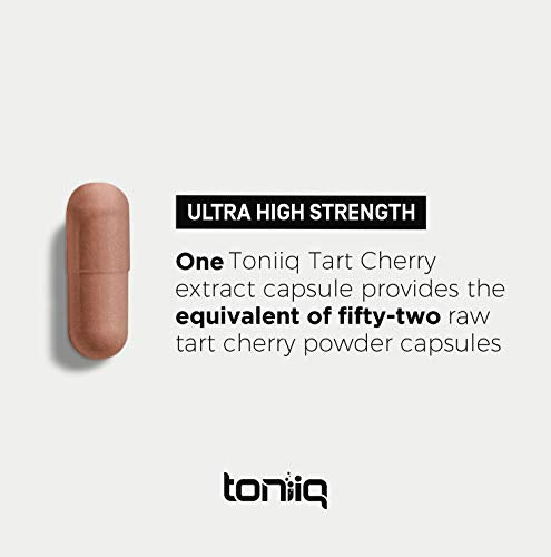 Toniiq Ultra High Strength Tart Cherry Capsules - 52,000mg 52x Concentrated Extract Toniiq buy supplements canada