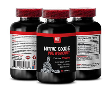Nitric Oxide powder with L-arginine and L-glutamine - Nitric Oxide Pre-Workout Booster VIP VITAMINS buy supplements canada
