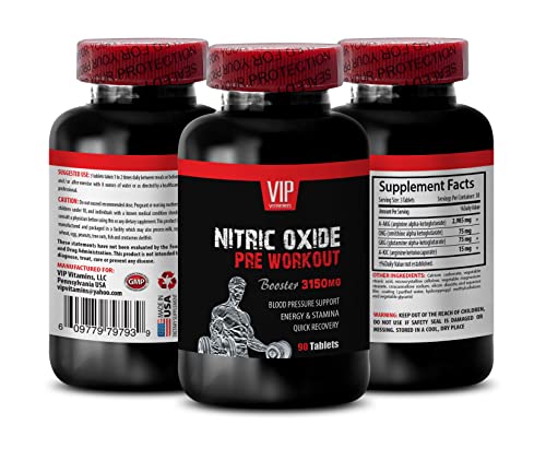 Nitric Oxide powder with L-arginine and L-glutamine - Nitric Oxide Pre-Workout Booster VIP VITAMINS buy supplements canada