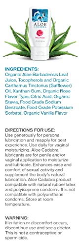 Aloe Cadabra Natural Organic Personal Lubricant and Vaginal Moisturizer, Wild Rose, 2.5 Ounce Aloe Cadabra buy supplements canada
