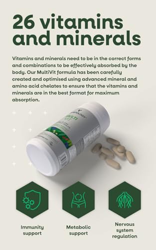 Vegetology MultiVit Vegan Multivitamins w/26 Vitamin & Mineral Supplements Vegetology buy supplements canada