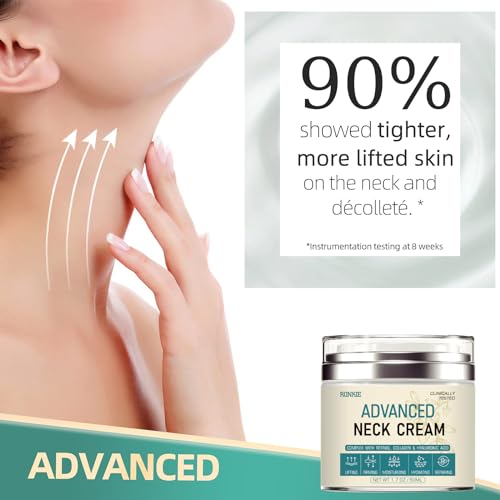 Neck Cream for Tightening Firming: Instant Face Lift Cream - Wrinkle Cream for Women RONKIE buy supplements canada