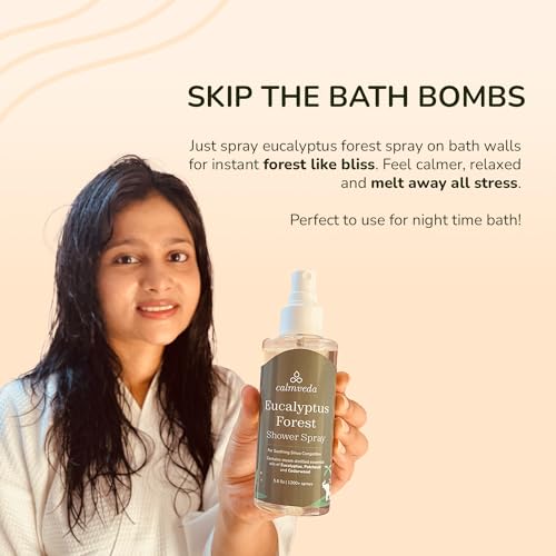 Eucalyptus Shower Spray Spa Feel - Escape to Serene Eucalyptus Forest (1200+ Sprays) Calmveda buy supplements canada