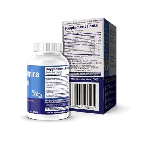 METFORMINA Natural - Weight Loss Aid and Metabolism Support - Dr Salomon, 60 Cap Ni una dieta más buy supplements canada