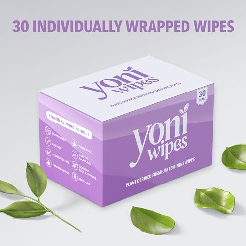 Yoni Wipes - 30 Count Biodegradable & Flushable Feminine Wipes, pH-Balanced, Aloe Vera & Vitamin E Yoni Wipes buy supplements canada