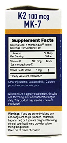 Superior Source Vitamin K2 MK-7 (Menaquinone-7), 100 mcg, Quick Dissolve MicroLignual Superior Source buy supplements canada