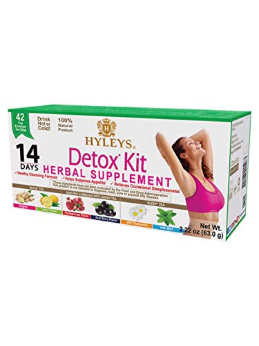 Hyleys Detox Tea 14 Days Kit - 42 Tea Bags - Herbal Supplement - Mother's Mother's Day HYLEYS buy supplements canada