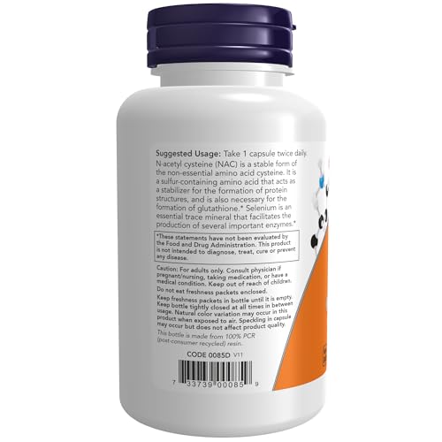 NOW Supplements, NAC (N-Acetyl Cysteine) 600 mg with Selenium & Molybdenum NOW buy supplements canada