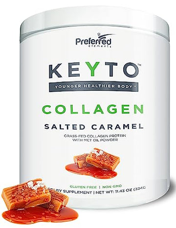 Keto Collagen Protein Powder with MCT Oil – Keto and Paleo Friendly Pure Grass Fed Preferred Elements buy supplements canada
