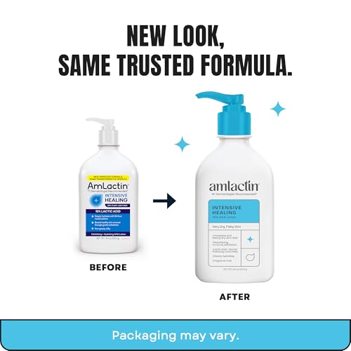 AmLactin Intensive Healing Body Lotion - Therapeutic Lotion for Extremely Dry Skin - No-Scrub Exfoliator and Moisturizer AmLactin buy supplements canada