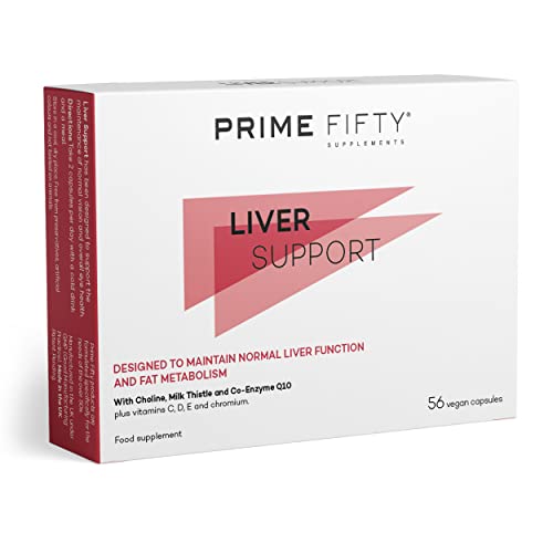 Prime Fifty Liver Support Supplements – 56 Vegan Capsules – Choline & Milk Thistle Supplements FutureYou Cambridge buy supplements canada