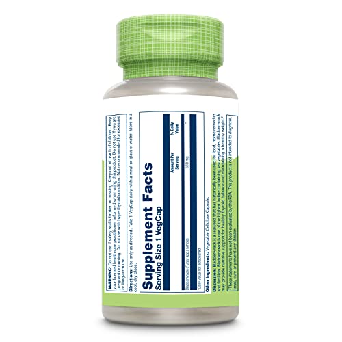 SOLARAY Bladderwrack Seaweed 580 mg Healthy Thyroid Balance and Weight Management SOLARAY buy supplements canada