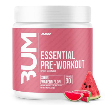 RAW Essential Pre-Workout Powder (Sour Watermelon) - Chris Bumstead Sports Nutrition RAW buy supplements canada