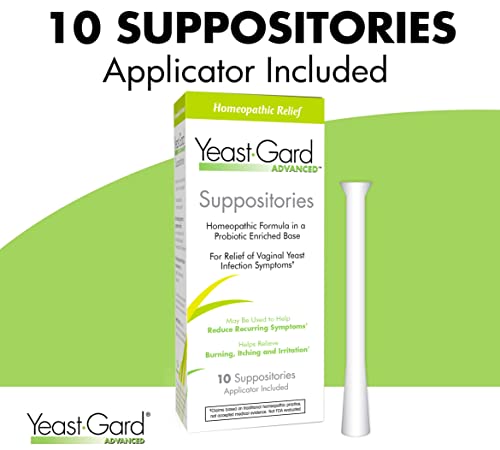 YeastGard Advanced Homeopathic Yeast Infection Vaginal Suppositories - 10 count Box Yeast-Gard buy supplements canada