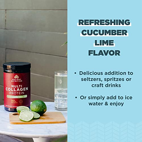 Ancient Nutrition Collagen Powder Protein, Multi Collagen Protein, Cucumber Lime, Hydroly Ancient Nutrition buy supplements canada