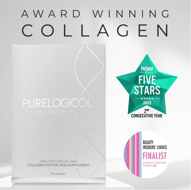 Collagen Tablets, Best Hydrolysed Protein Peptide Skin Supplement - 90 x Collagen Capsules x 800mg Purelogicol buy supplements canada