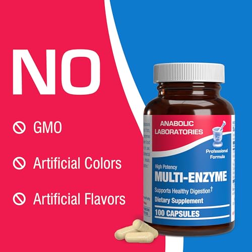 Anabolic Laboratories Multi Enzyme Nutritional Supplements - 100 Capsules of Digestive Anabolic Laboratories buy supplements canada