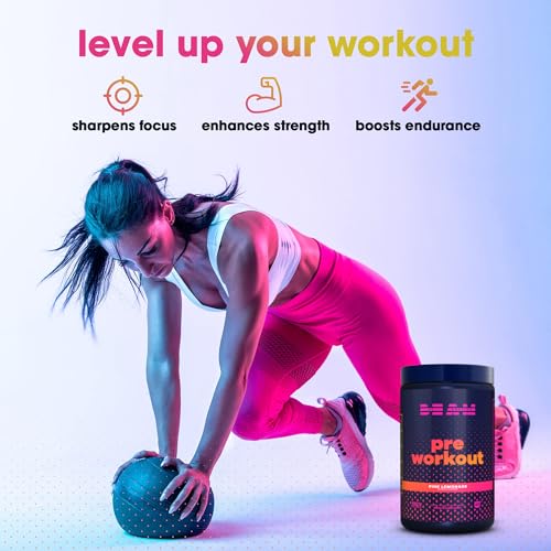 BEAM Be Amazing Vegan Pre-Workout Powder | Energy Booster Powdered Drink with All BEAM buy supplements canada