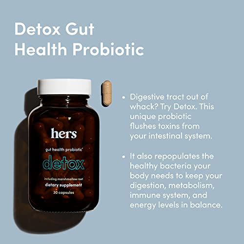 Hers Detox Supplement - Women's Probiotic Supplement for Detoxing - Helps Support HIMS & HERS buy supplements canada