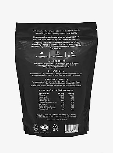 Total Whey | Organic Whey Protein Powder | Whey from Grass-fed Cows | 500g Powder G&G Vitamins buy supplements canada
