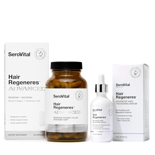 SeroVital Hair Regeneres Advanced Healthy Hair Growth Bundle Serovital buy supplements canada