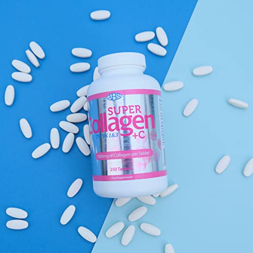 AHS Super Collagen Plus C Tablets - Pack of 250 Tablets (Also 120 + 90 Counts) 3 Sizes! 6000MG PER AHS buy supplements canada