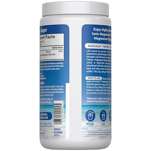 Natural Vitality Calm, Magnesium Supplement, Anti-Stress Drink Mix Powder, Gluten Free, Vegan, & Non-GMO, Original Unflavored, 16 oz Natural Vitality buy supplements canada