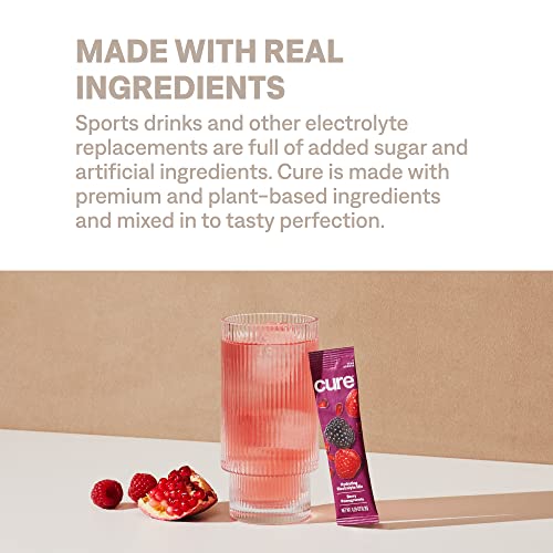 Cure Hydrating Plant Based Electrolyte Mix | FSA & HSA Eligible | Powder for Dehydration Cure Hydration buy supplements canada