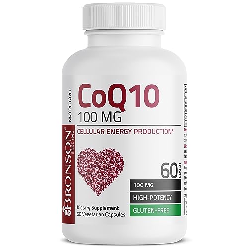 Bronson CoQ10 100 MG High Potency Cellular Energy Production, 60 Vegetarian Capsules Bronson buy supplements canada