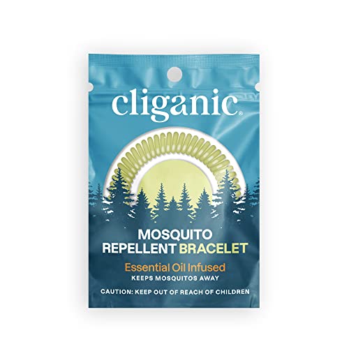 Cliganic 25 Pack Mosquito Repellent Bracelets, DEET-Free Bands, Individ Cliganic buy supplements canada