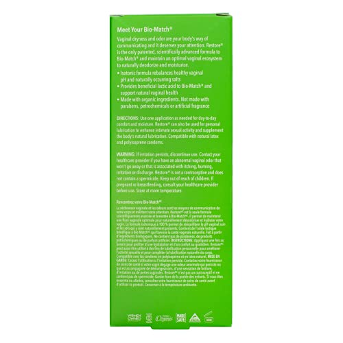 Good Clean Love Restore Moisturizing Vaginal Gel, pH-Balanced, Water-Based with Aloe Vera & Lactic Acid Good Clean Love buy supplements canada