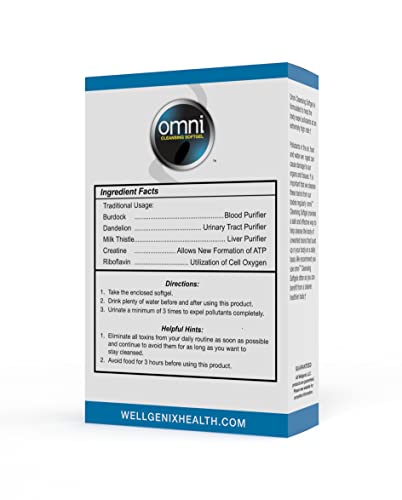 Wellgenix Omni Herbal Detox Cleanse Softgel: Fast Acting Body Detox, Quick Flush Toxin Removal Wellgenix buy supplements canada