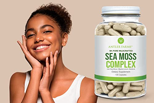 Antler Farms – 100% Pure Sea Moss Complex, 130 Capsules, Organic & Wildcrafted Irish Antler Farms buy supplements canada
