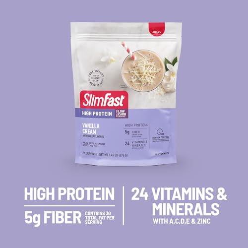 SlimFast High Protein Meal Replacement Powder, 26 Servings, Advanced Nutrition SlimFast buy supplements canada
