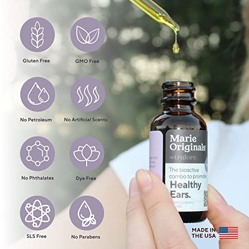 Organic Ear Oil for Earache Irritation, All Natural Eardrops for Infection Marie Originals buy supplements canada