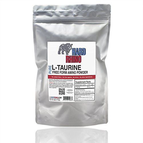 HR Supplements Taurine Powder, 1 Kilogram (2.2 Lbs) | Muscle Recovery | Cardio & Energy Hard Rhino buy supplements canada