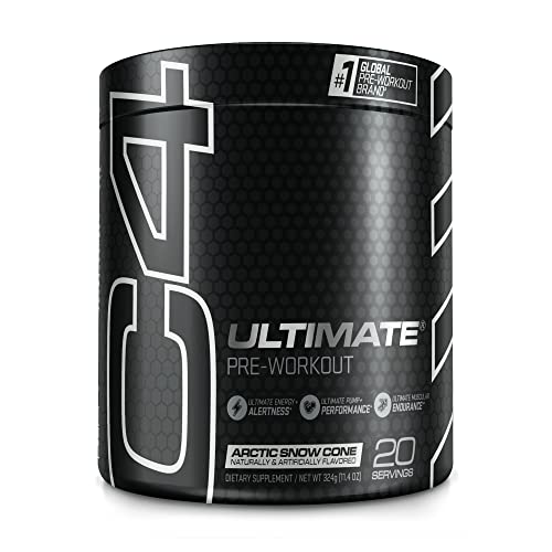 C4 Ultimate Pre Workout Powder Arctic Snow Cone - Sugar Free Preworkout Energy Cellucor buy supplements canada