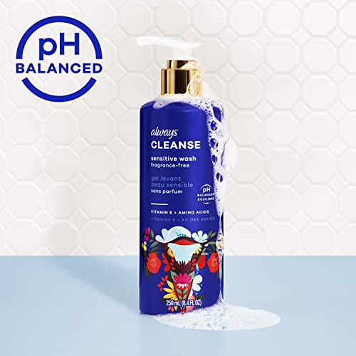 Always Cleanse Feminine Intimate Wash For Women, Ph Balanced For Sensitive Skin, Fragrance-Free Always buy supplements canada