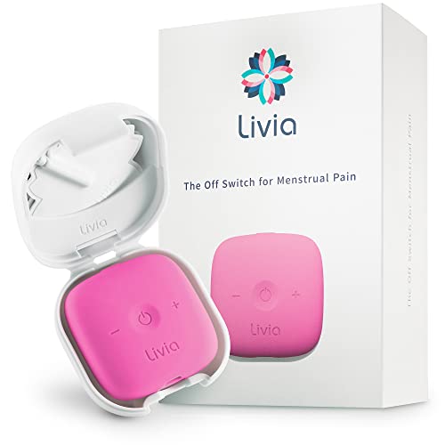 Livia Menstrual Pain Relief Device, Pink - The Off Switch for Period Pain - Portable Unit Livia buy supplements canada